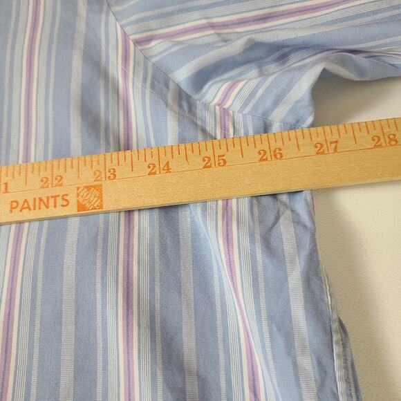 Polo Golf Ralph Lauren Shirt Mens Button Down XL Blue Pink Multi Sniped Preppy - Picture 7 of 14